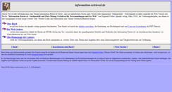 Desktop Screenshot of information-retrieval.de